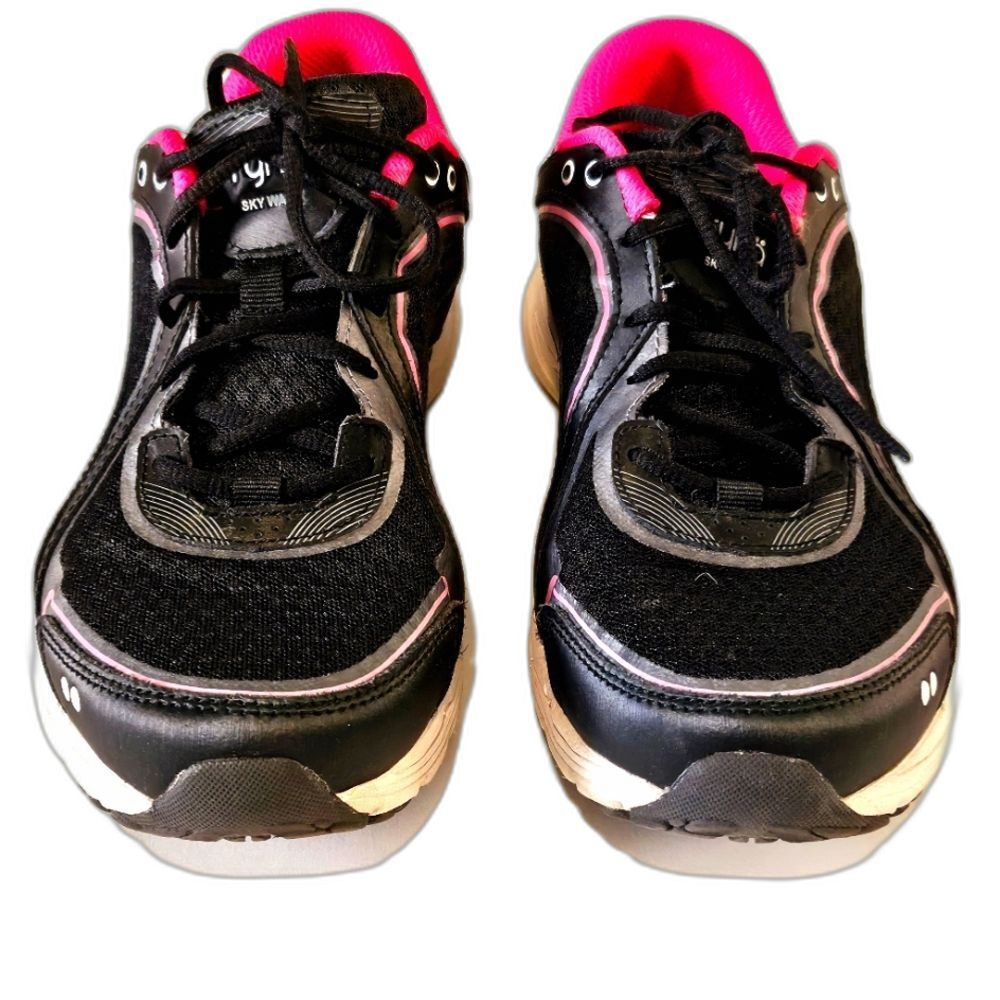 Ryka Black Pink Sky Walk Walking Sneakers Shoes Size 9